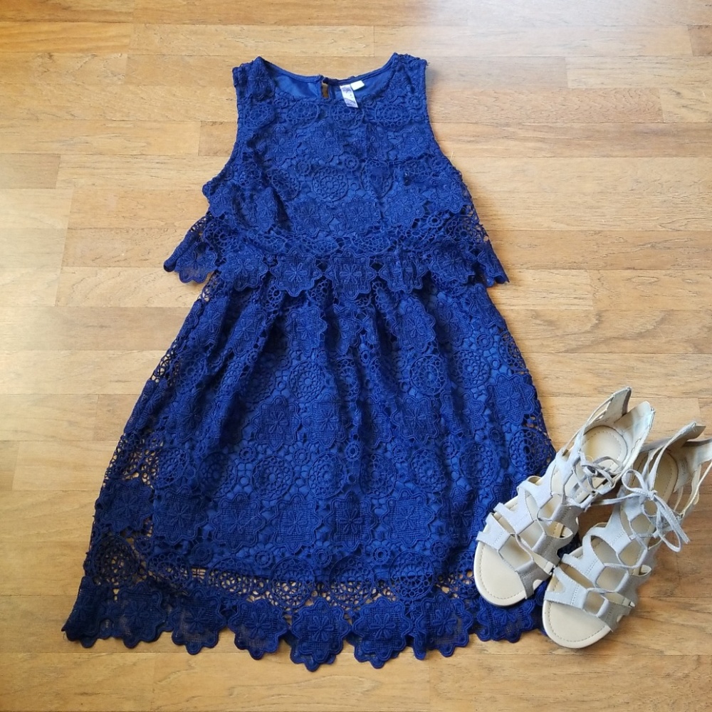 Francescas Blue lace dress